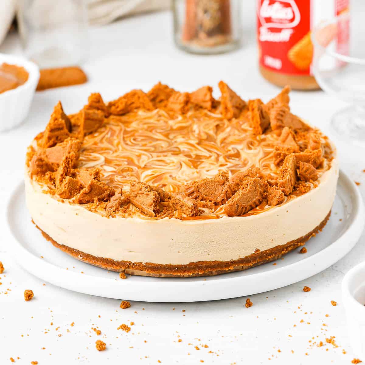 Lotus Biscoff Cheese Cake